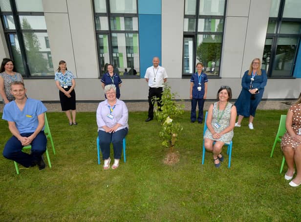 Sherwood Forest Hospitals NHS Trust's climate action team.