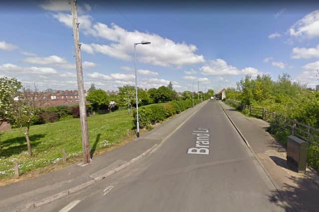 The incident happened on Brand Lane, Stanton Hill.