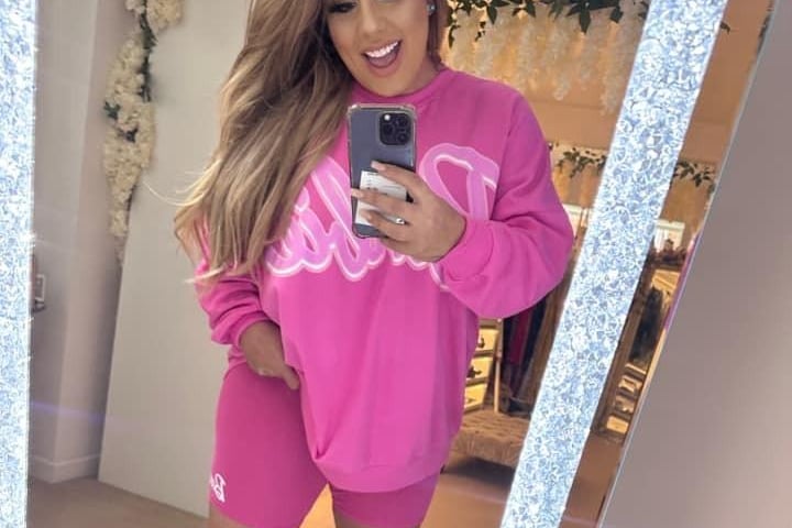 Dominique Parlatt, Nottinghamshire-based international fitness presenter and motivation coach, shared her Barbie outfit for the weekend.