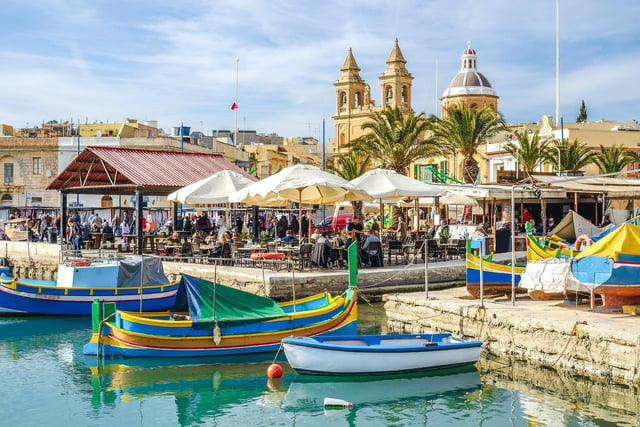 Direct flights from East Midlands Airport to the Mediterranean island nation of Malta are available with Ryanair.