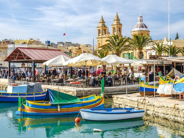 Direct flights from East Midlands Airport to the Mediterranean island nation of Malta are available with Ryanair.