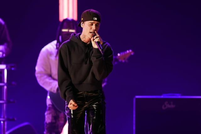 The sixth most streamed Christmas song is Mistletoe by Justin Bieber. The song, which was released in 2011, has amassed over 639 million streams, an estimated $5,115,799 in royalties and has a playlist reach of 85 million. (Photo by Rich Fury/Getty Images for The Recording Academy)
