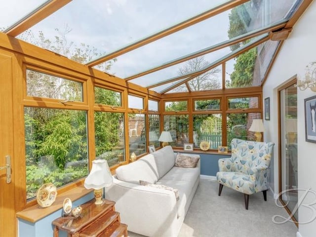The second conservatory really brings the garden into the house, especially when the sun is shining.