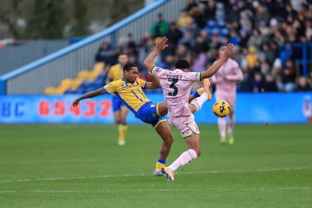 Action during the Sky Bet League 1 match against Bradford City AFC at the One Call Stadium, 01 Jan 2026.   Photo credit, Chris & Jeanette Holloway / The Bigger Picture.media