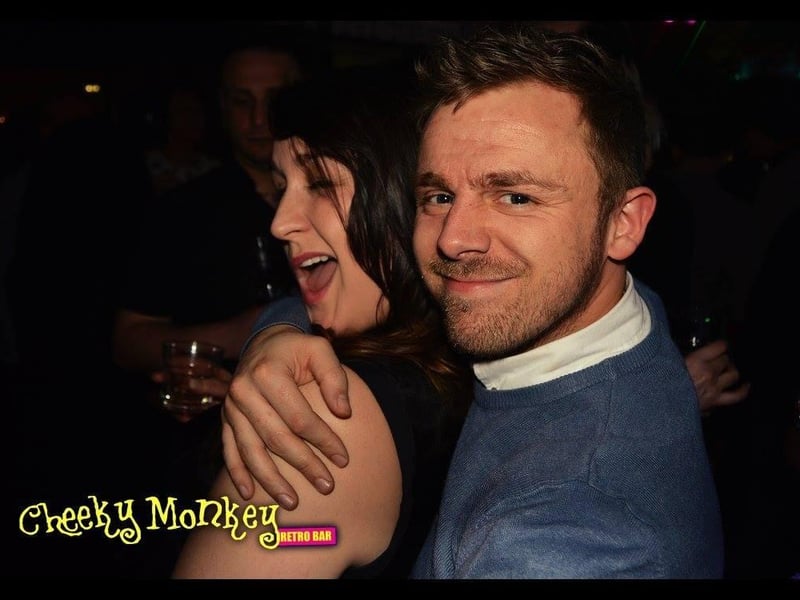 A 'cheeky' wink for the camera