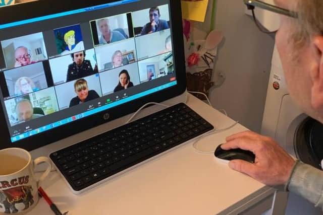 How Double Impact adapted to Zoom meetings online during the pandemic.