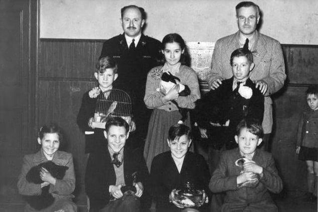 A pet show including members of the Chad Childrens Club.