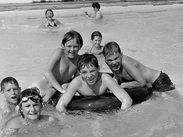 Clipstone Lido was a hit with families during the summer months, but sadly closed in 1984.