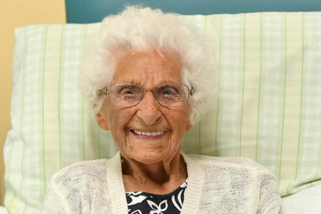 Lilian Meredith has praised the care she received while she was at King's Mill Hospital