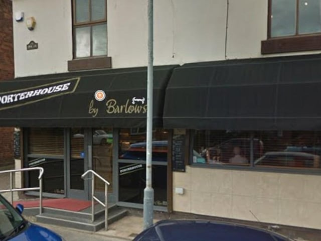 Porterhouse by Barlows on Forest Road, Annesley Woodhouse, was rated five out of five on December 4