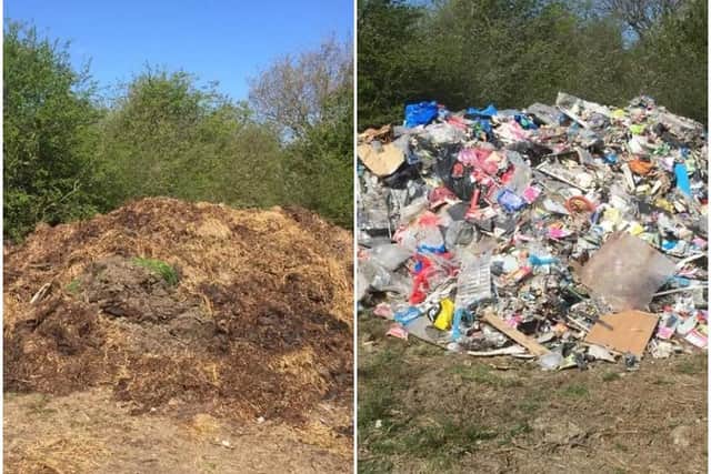 Flytipping at Huthwaite - with horse much dumped on top - Lee Anderson/Facebook