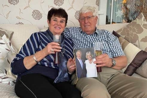 Celebrating sixty years of marriage.