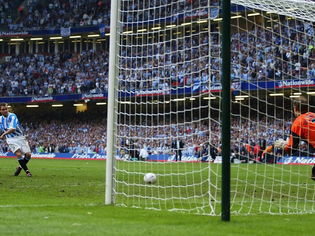 It began to go wrong for Mansfield Town after defeat in the 2004 play-off final to Huddersfield Town in Cardiff. Stags fans will always feel hard done by after Colin Larkin had a goal controversially disallowed after Laurent D'Jaffo's cross to him was adjudged to have gone out.