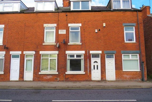This two bedroom terrace has a conservatory and no upward chain. Marketed by William H Brown, 01246 920858.