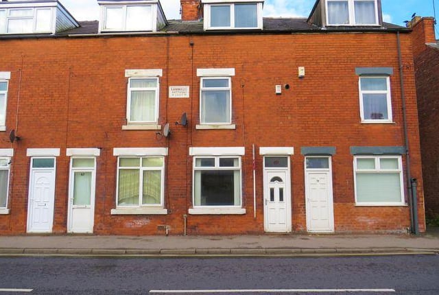 This two bedroom terrace has a conservatory and no upward chain. Marketed by William H Brown, 01246 920858.