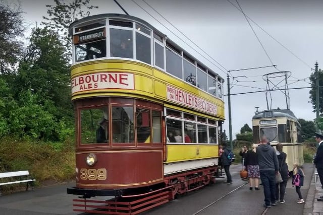 The Tramway Village museum contains over 60 trams built between 1873 and 1982 and is set within a recreated period village containing a working pub, cafe, old-style sweetshop and tram depots. Take a look this weekend.