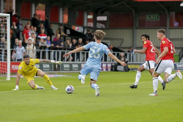Will Swan on his Stags debut on Saturday. Photo by Chris Holloway / The Bigger Picture.media