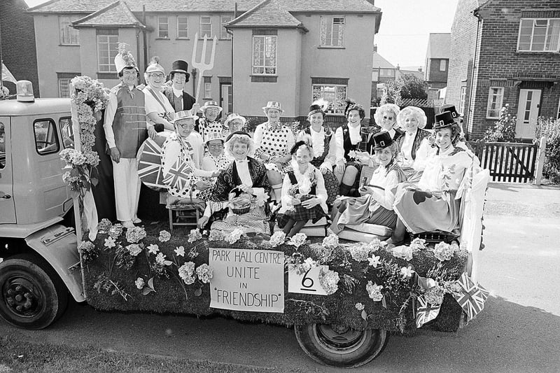 The Park Hall Centre's float at the Woodhouse Carnival.