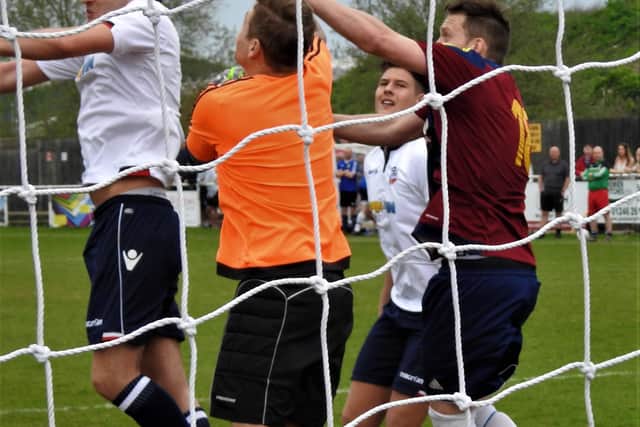 Action from the Worksop Sunday League.