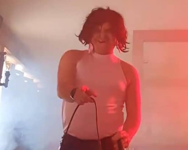 Ian performing his version of 'I Want to Break Free'