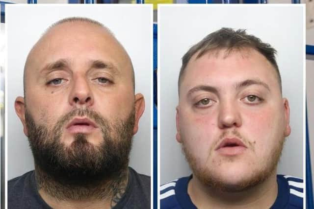 Ashfield pair Callum Lane (left) and Liam Gunn were both jailed their parts in a drugs supply ring. Photo: Nottinghamshire Police