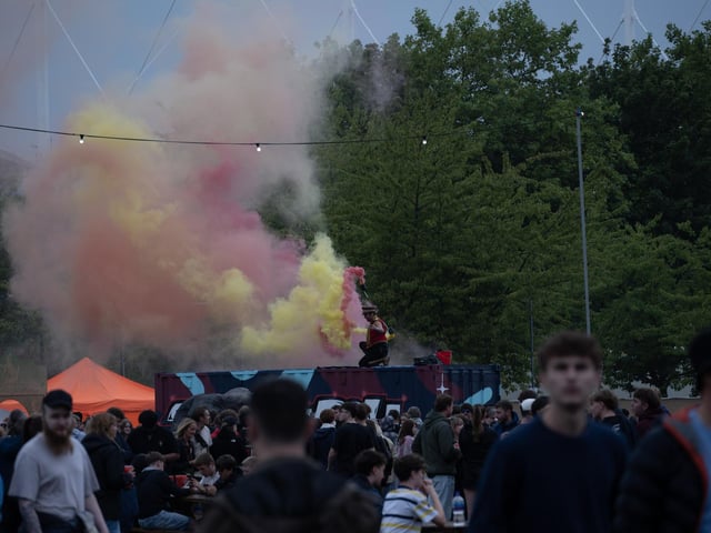 There was a colourful carnival atmosphere throughout the weekend.
