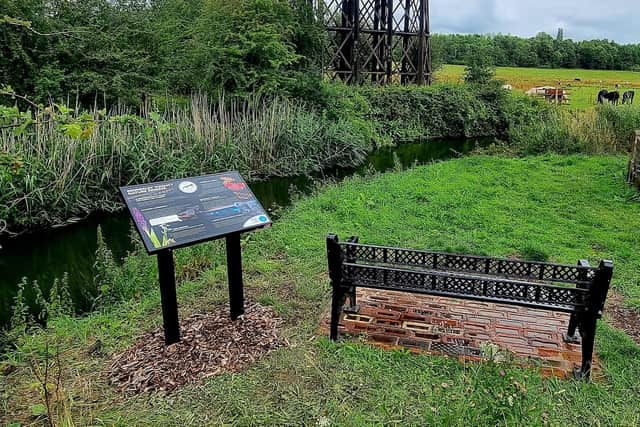 The Friends of Bennerley Viaduct need help to move four tons of aggregate to build bases for new iron seats. Photo: Submitted