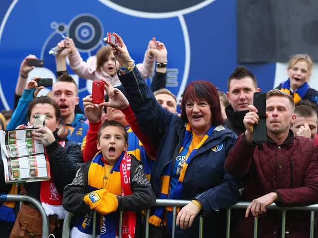 Stags await their glimpse of Liverpool's superstars ahead of the FA Cup clash on January 6, 2013. Mansfield showed the world what they could do that day after a narrow, and gutsy, 2-1 defeat.