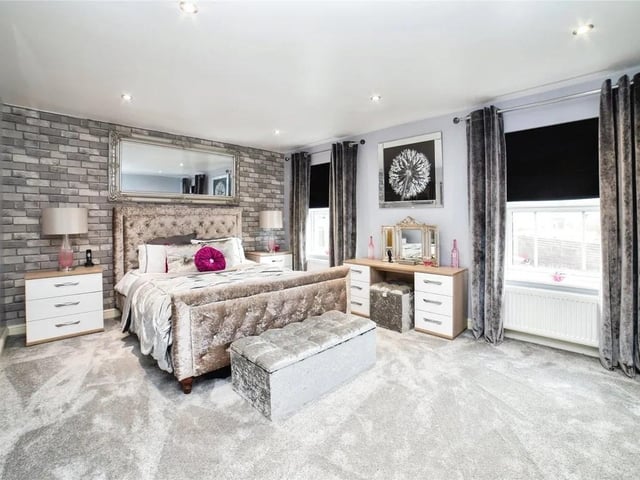 The Master Bedroom is a spacious and elegant retreat.