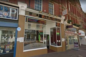 Britalia on Leeming Street, Mansfield. One review said: "The food is always of the highest quality and the service is second to none. Upstairs has a nice lively yet relaxing atmosphere and downstairs has a romantic quiet atmosphere."