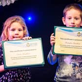 Kimberley youngsters Christopher and Emma Boneham won the Young Volunteer Award at the Broxtowe Voluntary Awards. Photo: Submited