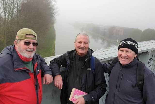 Brian Hawkins, alongside Michael Dickinson and Paul Sanders.