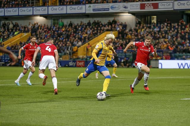 Aaron Lewis attacks Wrexham a month ago. Photo by Chris & Jeanette Holloway / The Bigger Picture.media