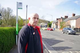 Ged Laydon is one of many residents affected by the bus problems at Meden Vale.