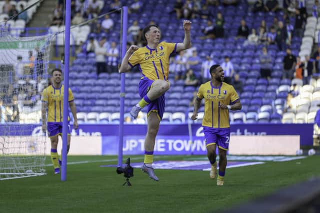 Midfielder Regan Hendry impressed in the closing stages of the season showing the depth now on offer in Mansfield Town's squad.