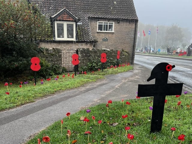 Warsop's poppy display.
