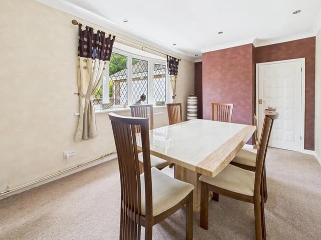 A flexible reception room that could be used as a dining space or home office