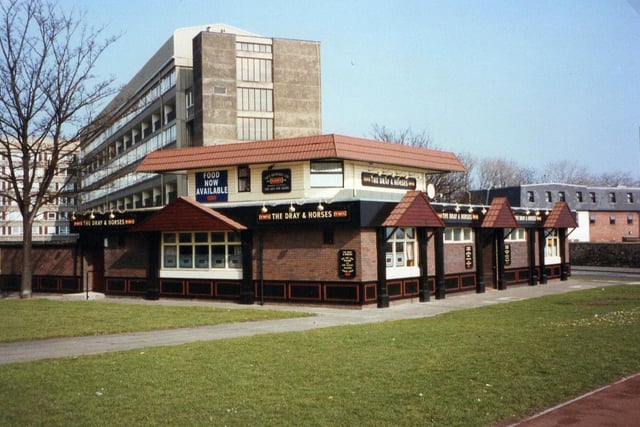The Dray and Horses, at Thompson Road and Carley Hill Road, was overshadowed by Hahnemann Court in Sunderland. It was open from 1969 to 2005.