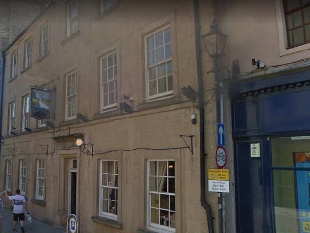 White Hart Hotel on Church Street, Mansfield. Last inspected on April 5, 2018.