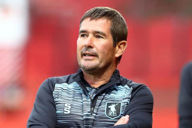 Stags boss Nigel Clough - happy with squad and in no rush to add new faces.