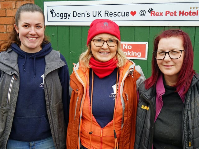 Jade Sheldon, Denise Hardwick and Gemma Brown.