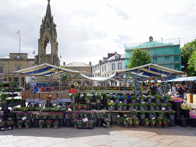 Mansfield Market stalls on Thursday, August 29, 2024.