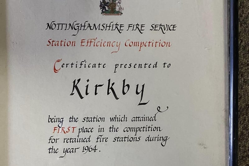 It is believed the certificate is from 1964