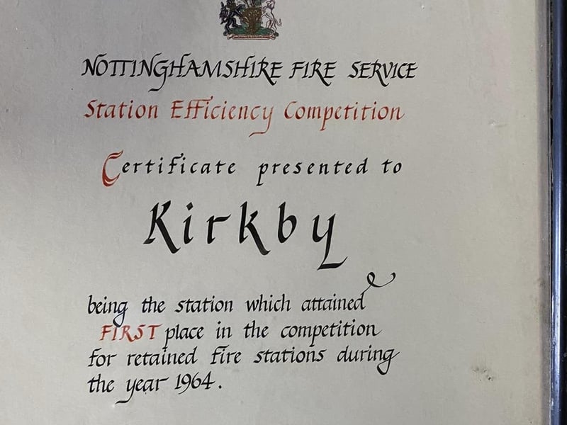 It is believed the certificate is from 1964