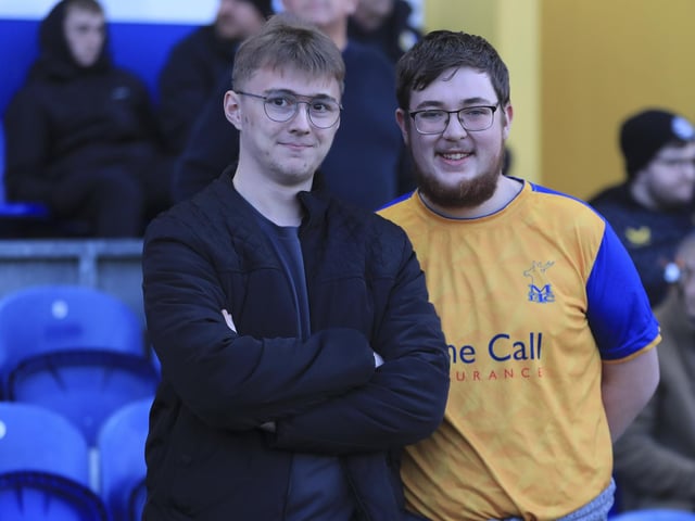 Stags fans at the Leyton Orient game. Photo by Chris & Jeanette Holloway/The Bigger Picture.media