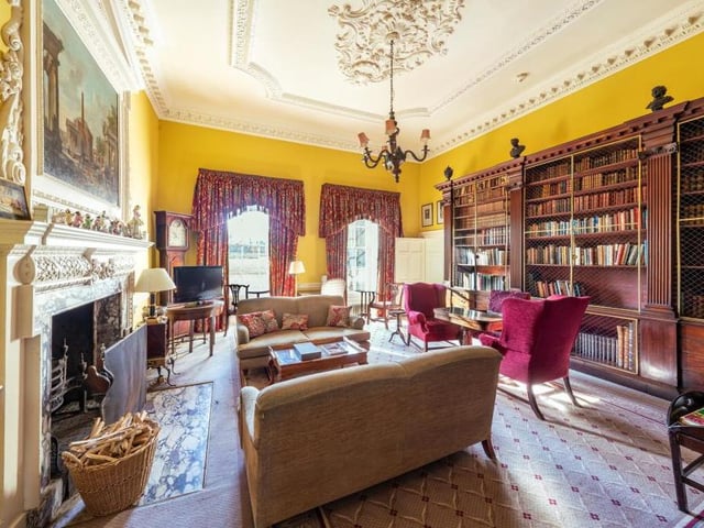Another gloriously traditional room at Ston Easton Park. The property is full of unique and characterful features.