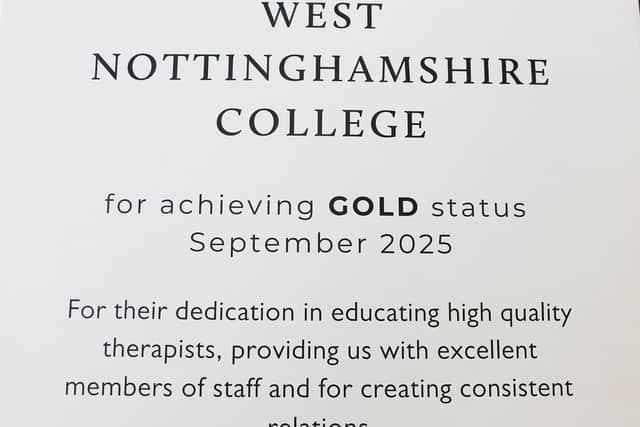 The award recognises the college's approach to beauty therapy training and preparing students for industry