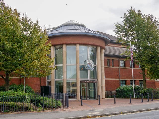 Mansfield Magistrates court, Rosemary Street.