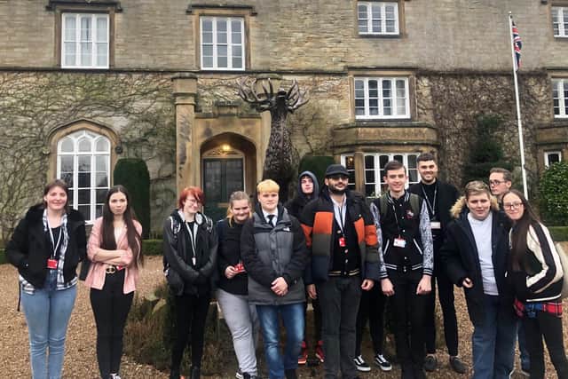 Students learnt more about how a professional wedding venue, like Dunstan Hall Hotel, in Norwich, caters for its guests.