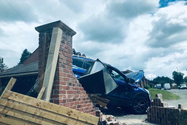 Photo of the scene from Shirebrook Safer Neighbourhood Team.
